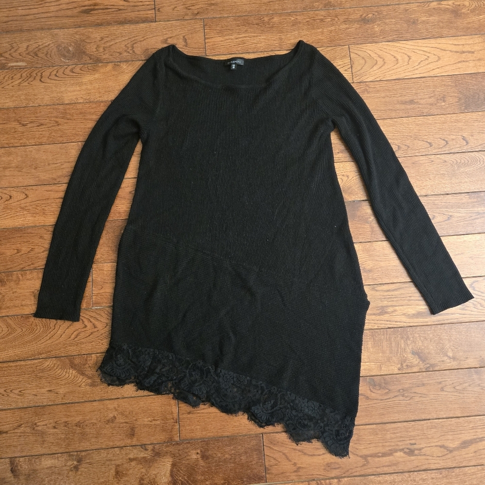 💫 5/$15 - Dynamite Black Boat Neck Sweater in Women's Size Small